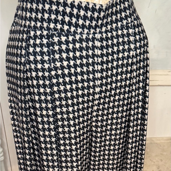 Norma Kamali Men's Houndstooth Pants in Black and White